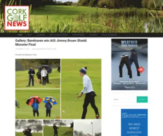 Corkgolfnews.com(Cork Golf News) Screenshot