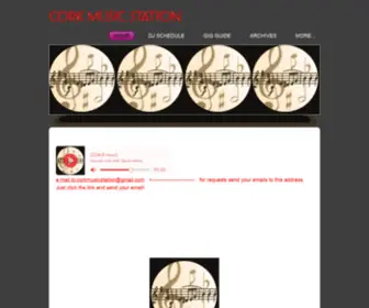 Corkmusicstation.com(Cork Music Station) Screenshot