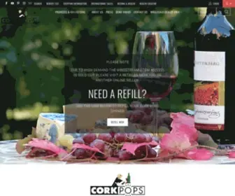 Corkpops.com Screenshot