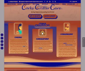 Corkscrittercare.com(Corks Critter Care) Screenshot