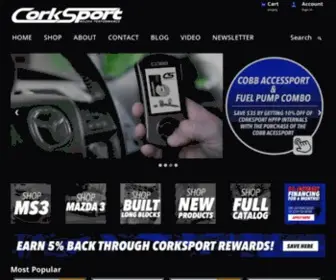 Corksport.com(CorkSport #1 In Mazda Performance Parts Since 1998) Screenshot