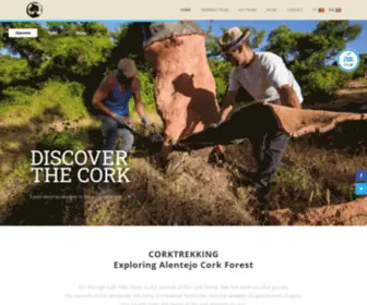 Corktrekking.com(Corktrekking Tours in Alentejo) Screenshot