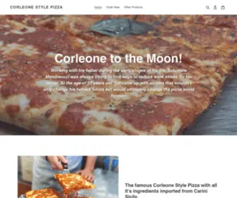 CorleonepizzaStore.com(Frozen Corleone Style Pizza) Screenshot