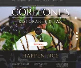 Corleonescleveland.com(Corleone's Ristorante & Bar) Screenshot