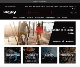 Corleycycles.com(Corley Cycles) Screenshot