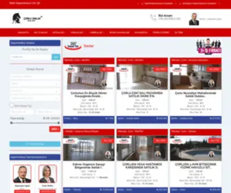 Corluemlak.com.tr(Çorlu) Screenshot