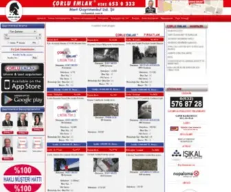 Corluemlak.com(Satılık) Screenshot