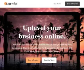 Corlwest.com(Corl West) Screenshot