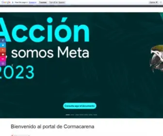 Cormacarena.gov.co(Cormacarena) Screenshot