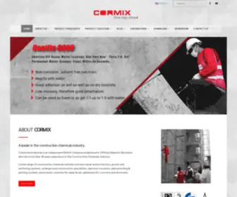 Cormix.com(Cormix International Limited) Screenshot