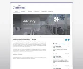 Cormorant-Capital.com(Cormorant Capital) Screenshot