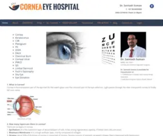 Cornea.co.in(Comprehensive Eye Care for every generation) Screenshot