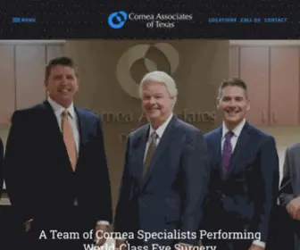 Corneatexas.com(Laser Eye Surgery Dallas Fort Worth) Screenshot