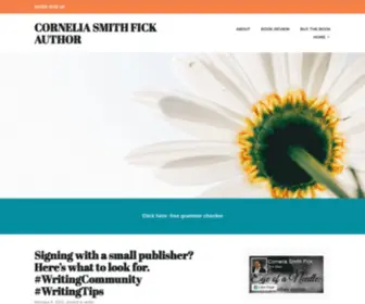 Corneliafick.com(Cornelia Smith Fick Author) Screenshot