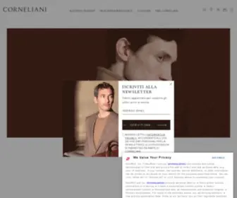 Corneliani.net(Corneliani Web Site) Screenshot