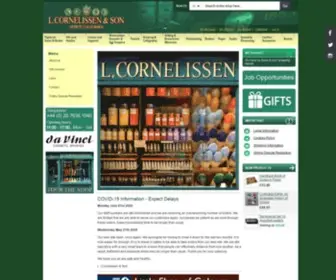 Cornelissen.com(L Cornelissen & Son Online Shop) Screenshot