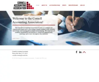 Cornellaccounting.org(Cornell Accounting Association) Screenshot