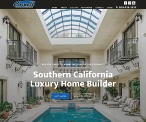 Cornellcustomhomes.com(Cornell Custom Homes) Screenshot