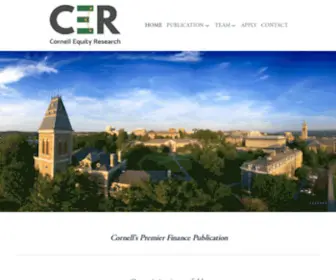 Cornellequityresearch.com(Cornell Equity Research) Screenshot