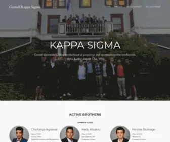 Cornellkappasig.com(Cornellkappasig) Screenshot