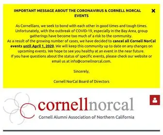 Cornellnorcal.com(Cornell NorCal) Screenshot