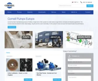 Cornellpumpseurope.com(Cornell Pump Company Centrifugal Pumps for Agricultural) Screenshot