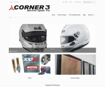 Corner3Motorsports.com(Corner3 Motorsports) Screenshot