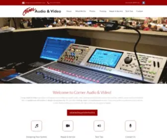 Corneraudiovideo.com(Corner Audio & Video) Screenshot