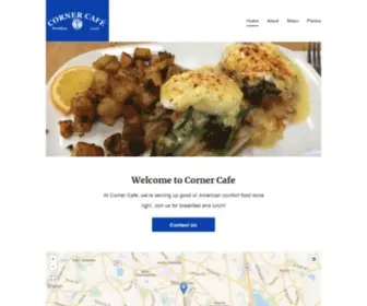 Cornercafestoughton.com(Corner Cafe) Screenshot