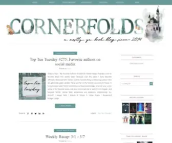 Cornerfolds.com(A mostly YA book blog) Screenshot