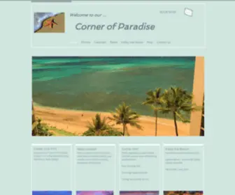 Cornerofparadise.com(Maui Condo Vacation Rental) Screenshot