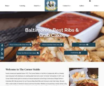 Cornerstable.com(Corner Stable) Screenshot