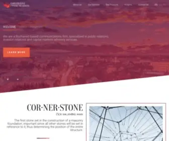 Cornerstone-Comm.ro(Cornerstone Communications) Screenshot