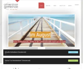 Cornerstone-Gemeinde.org(Cornerstone Gemeinde) Screenshot