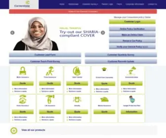 Cornerstone.com.ng(Cornerstone Insurance) Screenshot