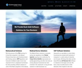 Cornerstone1.com(Cornerstone Consulting) Screenshot