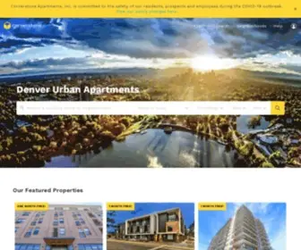 Cornerstoneapartments.com(Cornerstone Apartments) Screenshot