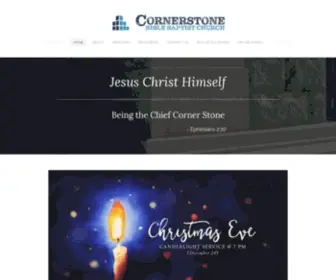 Cornerstonebiblebaptistchurch.com(Cornerstone Bible Baptist Church) Screenshot