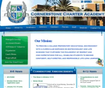 Cornerstonecharter.com(Cornerstone Charter Academy) Screenshot