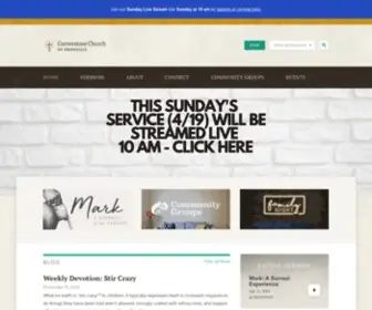 Cornerstonechurchofknoxville.com(Cornerstone Church of Knoxville) Screenshot