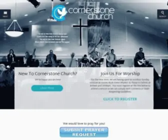 Cornerstonect.org(Cornerstone Assembly of God) Screenshot