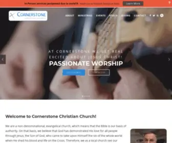 Cornerstonedelco.org(Cornerstone Christian Church) Screenshot