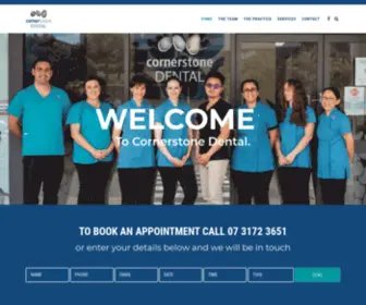 Cornerstonedental.com.au(Creating the Foundations of Dental Health) Screenshot