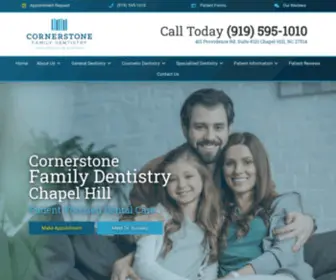 Cornerstonedentistrync.com(Cornerstone Family Dentistry) Screenshot