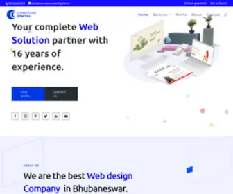 Cornerstonedigital.in(Leading Web Design And Development Company In Bhubaneswar) Screenshot