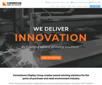 Cornerstonedisplay.com(Cornerstone Display Group) Screenshot