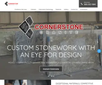 Cornerstonegranite.com(Cornerstone Granite Inc) Screenshot