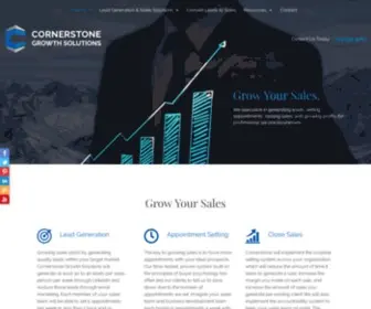 Cornerstonegrowthsolutions.com(Houston Business Coach) Screenshot