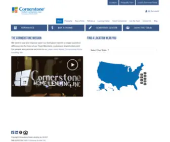 Cornerstonehl.com(Cornerstone Home Lending) Screenshot