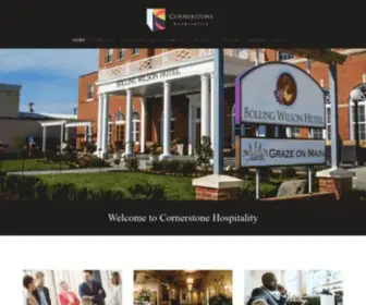 Cornerstonehospitality.com(Cornerstone Hospitality) Screenshot